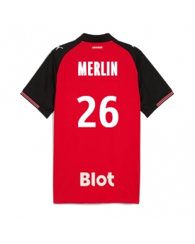 Billige Fotballdrakt Stade Rennais Quentin Merlin #26 Replika Hjemmedrakt 2025-26 Kortermet Billige Fotballdrakt Stade Rennais Quentin Merlin #26 Replika Hjemmedrakt 2025-26 Kortermet